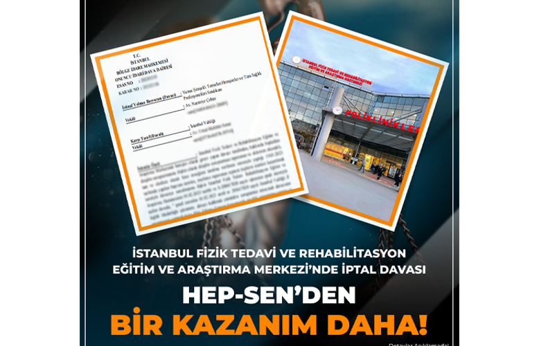 Fizik Tedavi Ve Rehabilitasyon Eğitim ve Araştırma Davası